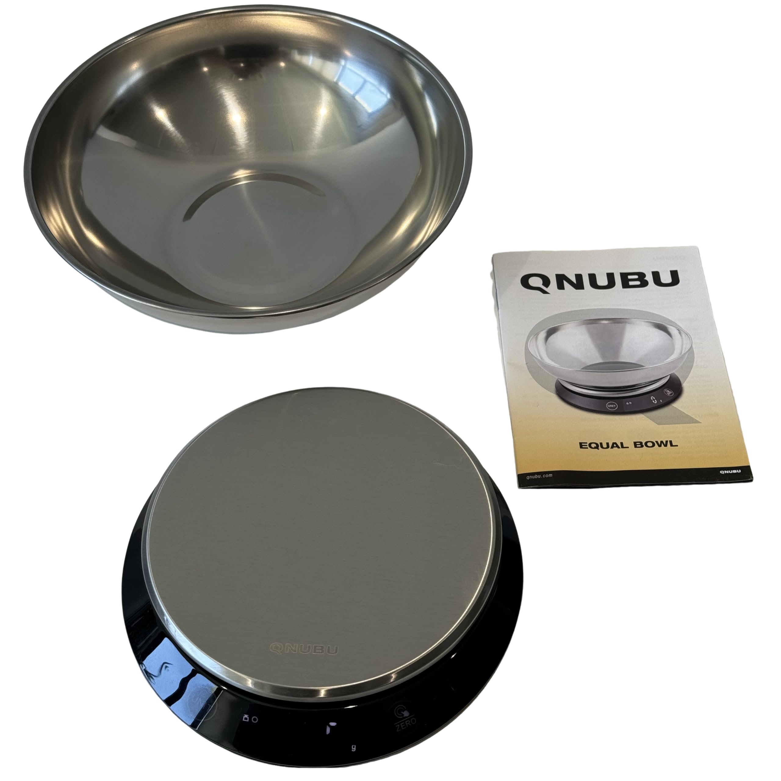 Balanza Digital con Bol - Qnubu - Equal Bowl - (0g a 5000g - 0ml a 5000ml)