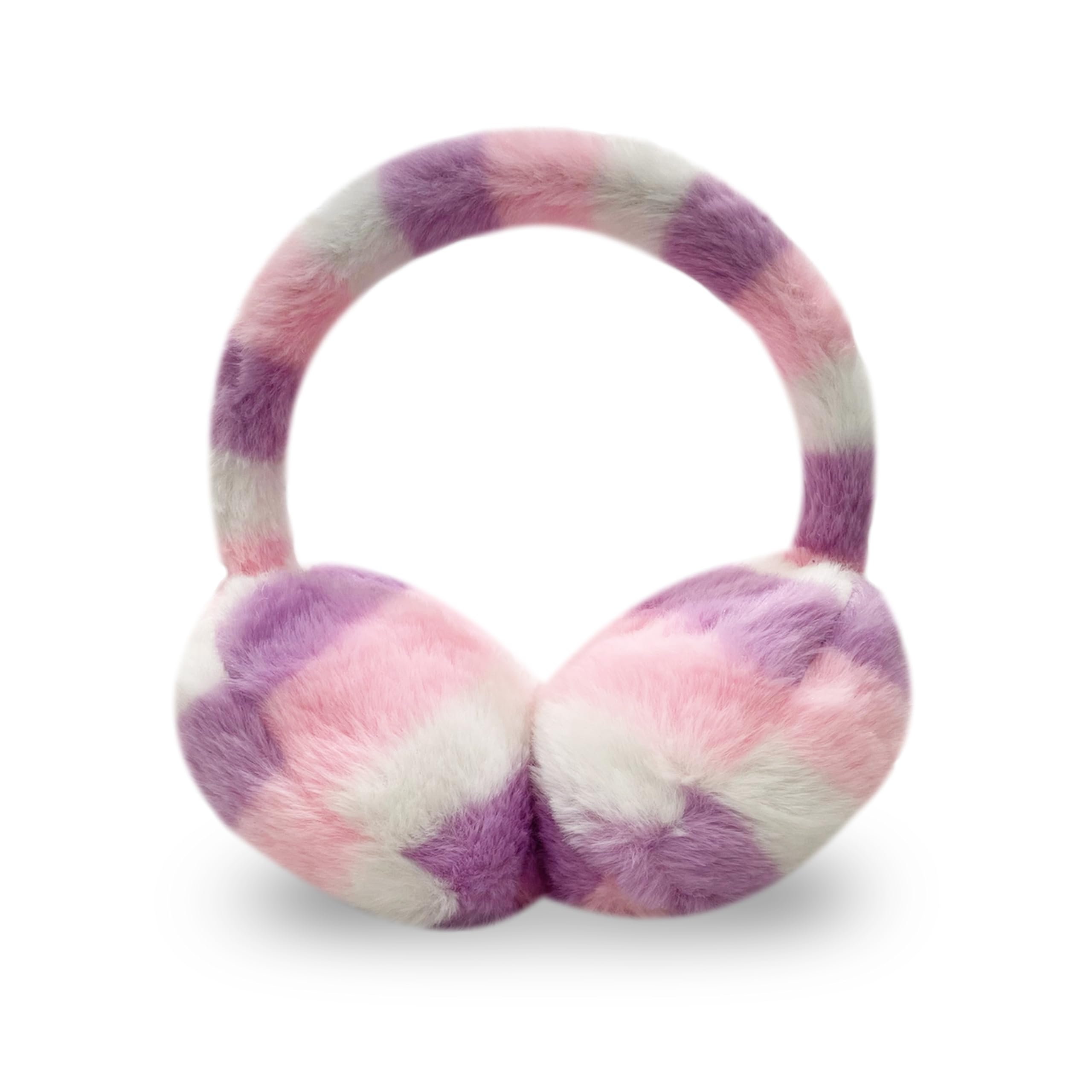 DC DECORIO Latest Style Cute Winter & Outdoor Adjustable Ear Muffs/Ear Warmer for Girls and Women Tie Dye-image-3