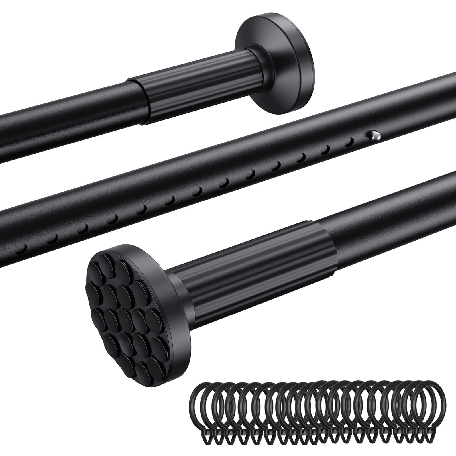 つっぱり Amazon｜Goowin つっぱり棒 128-330cm 強力 突っ張り棒 黒 つぎ