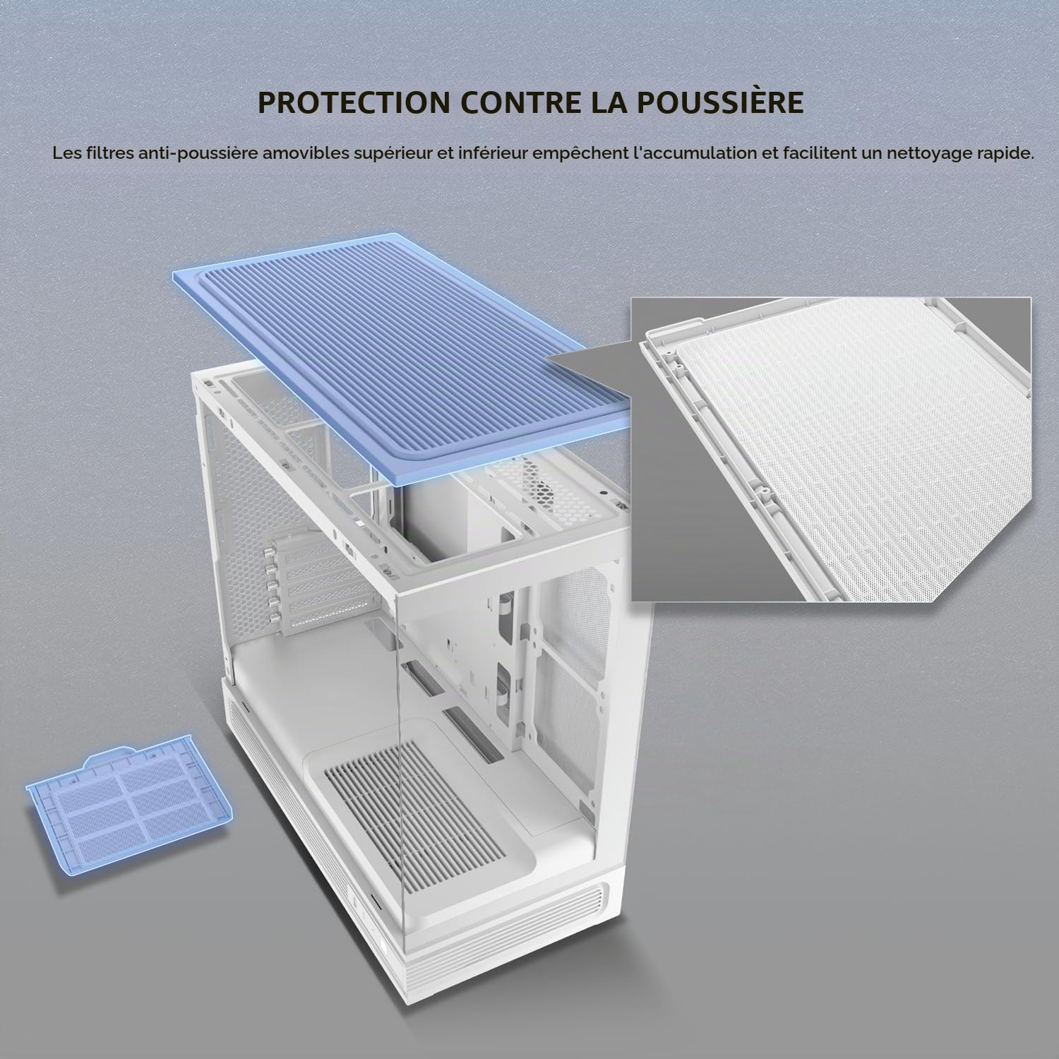 ANTEC Constellation C2M ARGB White Boîtier PC MicroATX