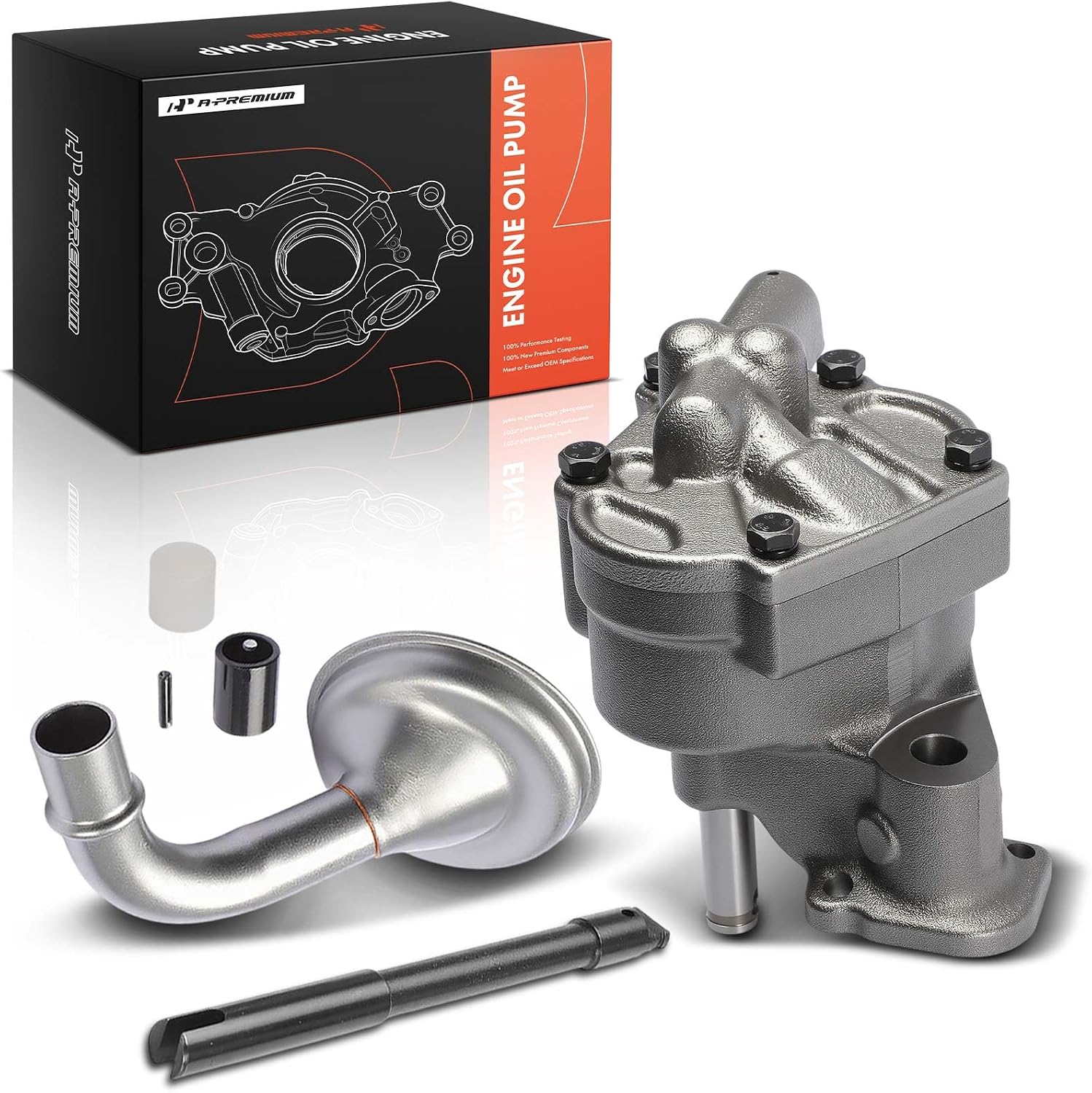 A-Premium High Volume Oil Pump for 4.3L 4.4L 4.6L 5.0L 5.3L 5.7L 6.6L Compatible with Chevrolet Malibu, Impala, Tahoe, Camaro, Suburban, Corvette, Blazer, Caprice, C10 C1500 C2500 Suburban & GMC Yukon