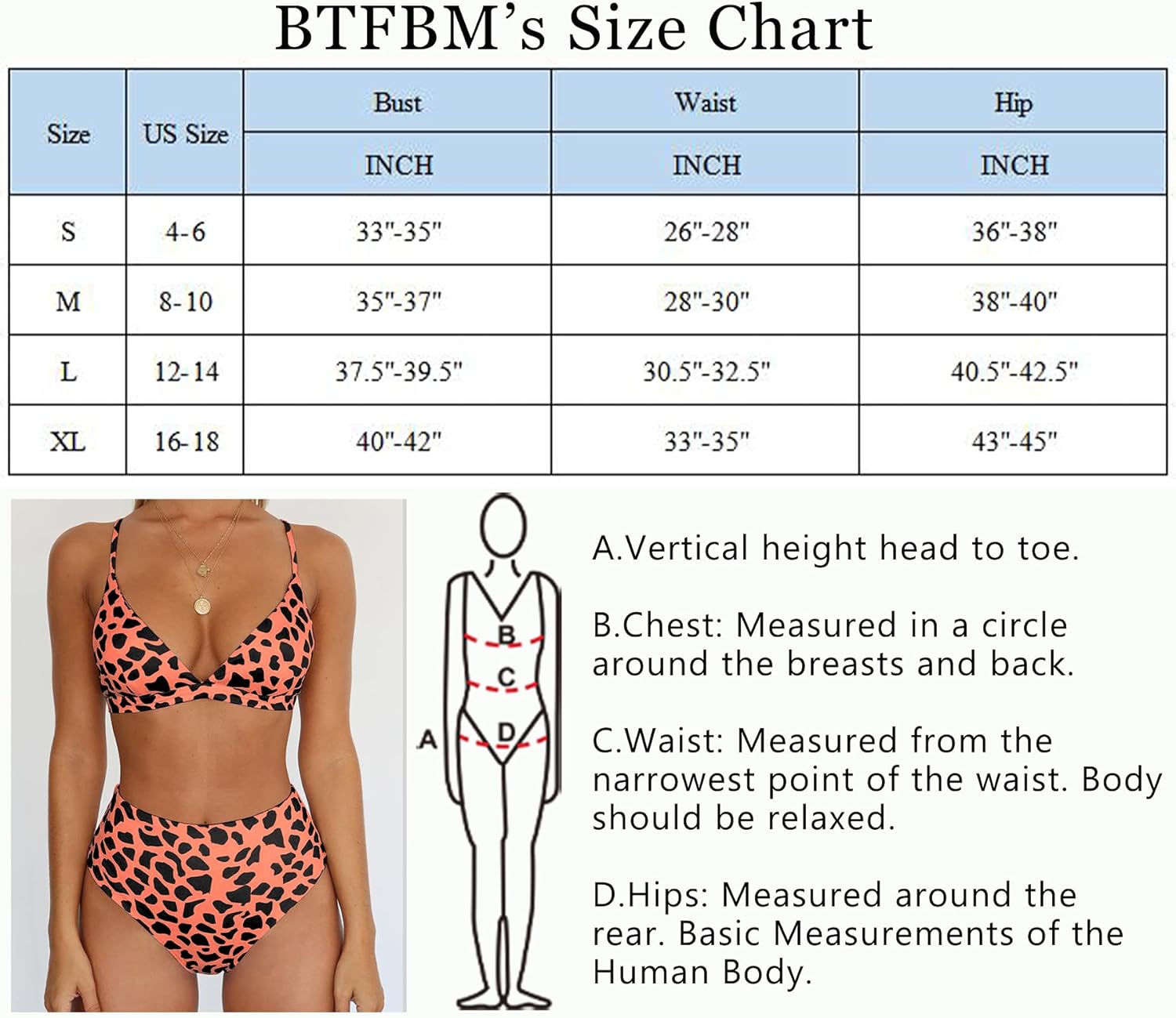 BTFBM Women Casual Leopard Printed Triangle High Waisted Two Piece Bikini Sets : Clothing, Shoes & Jewelry