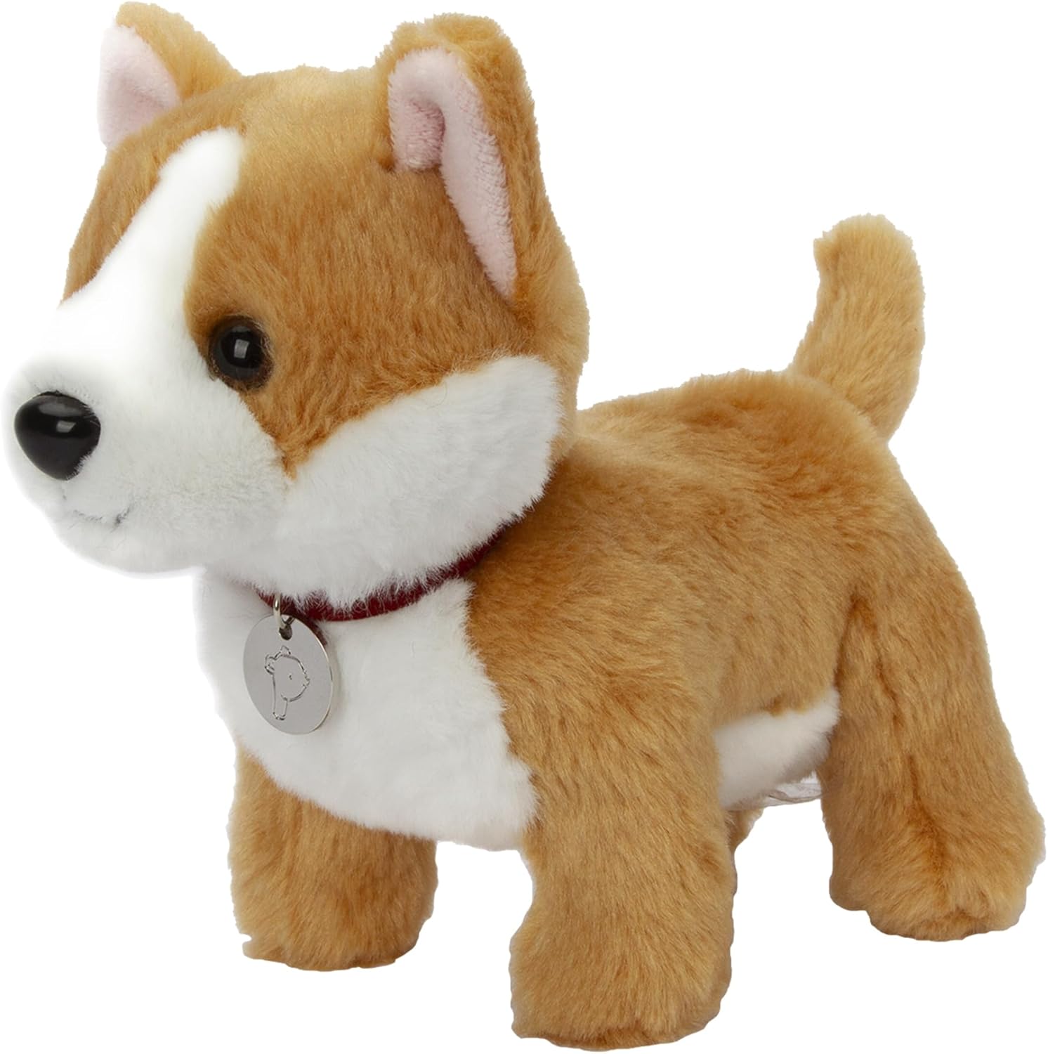 Adorable Dog Stuffed Animal Plush Toy – Premium Quality 8 Inch Soft and Cuddly Puppy with Cute Collar – Perfect for Kids, Cat Lovers, and All Ages (Oreo The Border Collie)