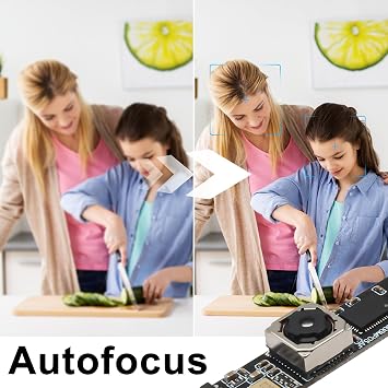SVPRO 8MP USB Camera with Microphone - UVC Micro Webcam Board for PC/Laptop, Autofocus Camera Module for Laser Engraver/Lightburn, USB Plug & Play for Windows/MacOS/Linux/Android