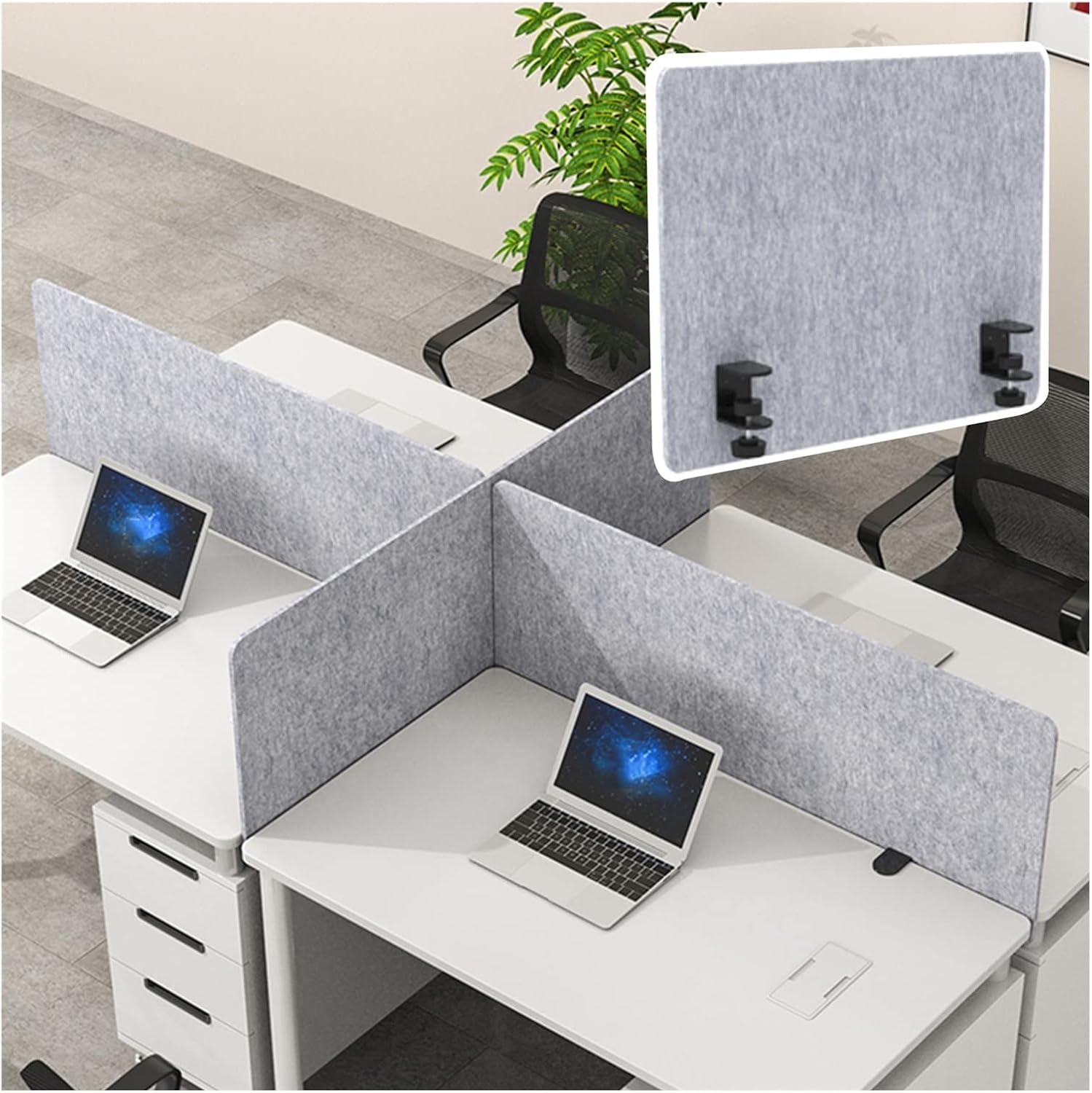 NMSFFSAKK Desk Divider, Freestandin Noise Reducing Privacy