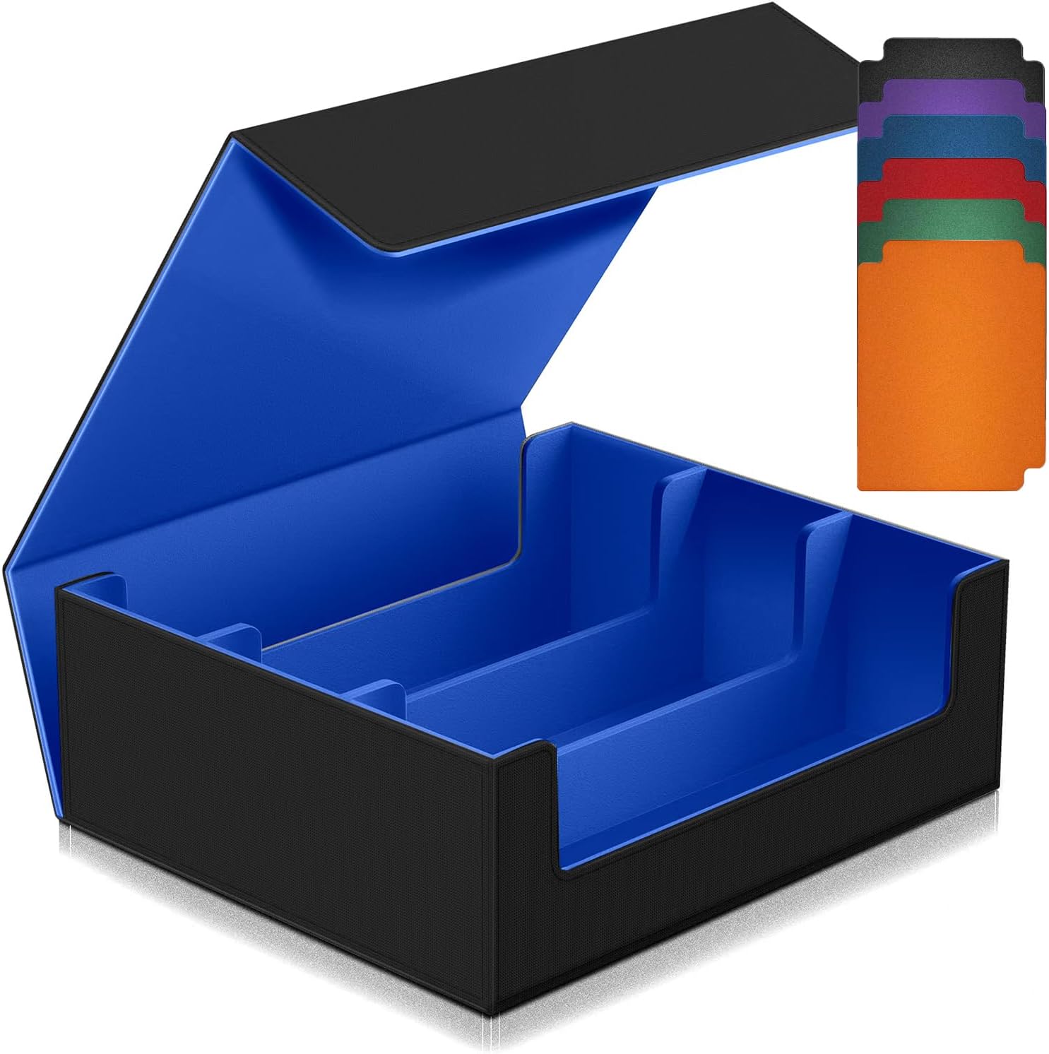 Plastic Card Storage Box NUMINA 4-Pack 3-Row Card Storage Box - Holds ...