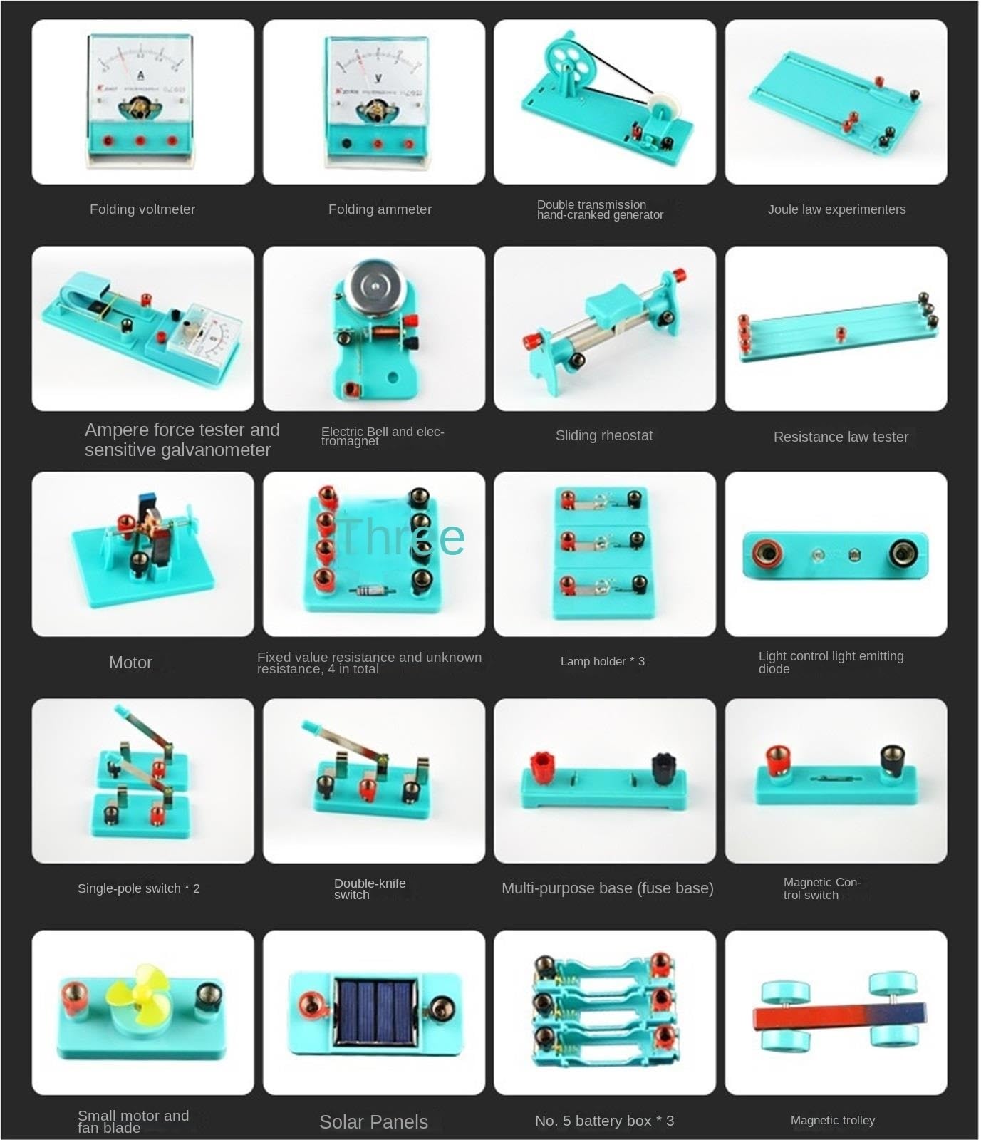 Kit de Física Stem Kit De Circuito Eléctrico For Laboratorio Ciencias Físicas, Electricidad Y Magnetismo Physics Experiment Equipment