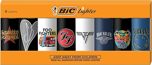 Miniatura 9 de BIC Maxi encendedor de bolsillo, edición especial, colección Bob Marley, varios diseños únicos de encendedores, paquete de 8 encendedores
