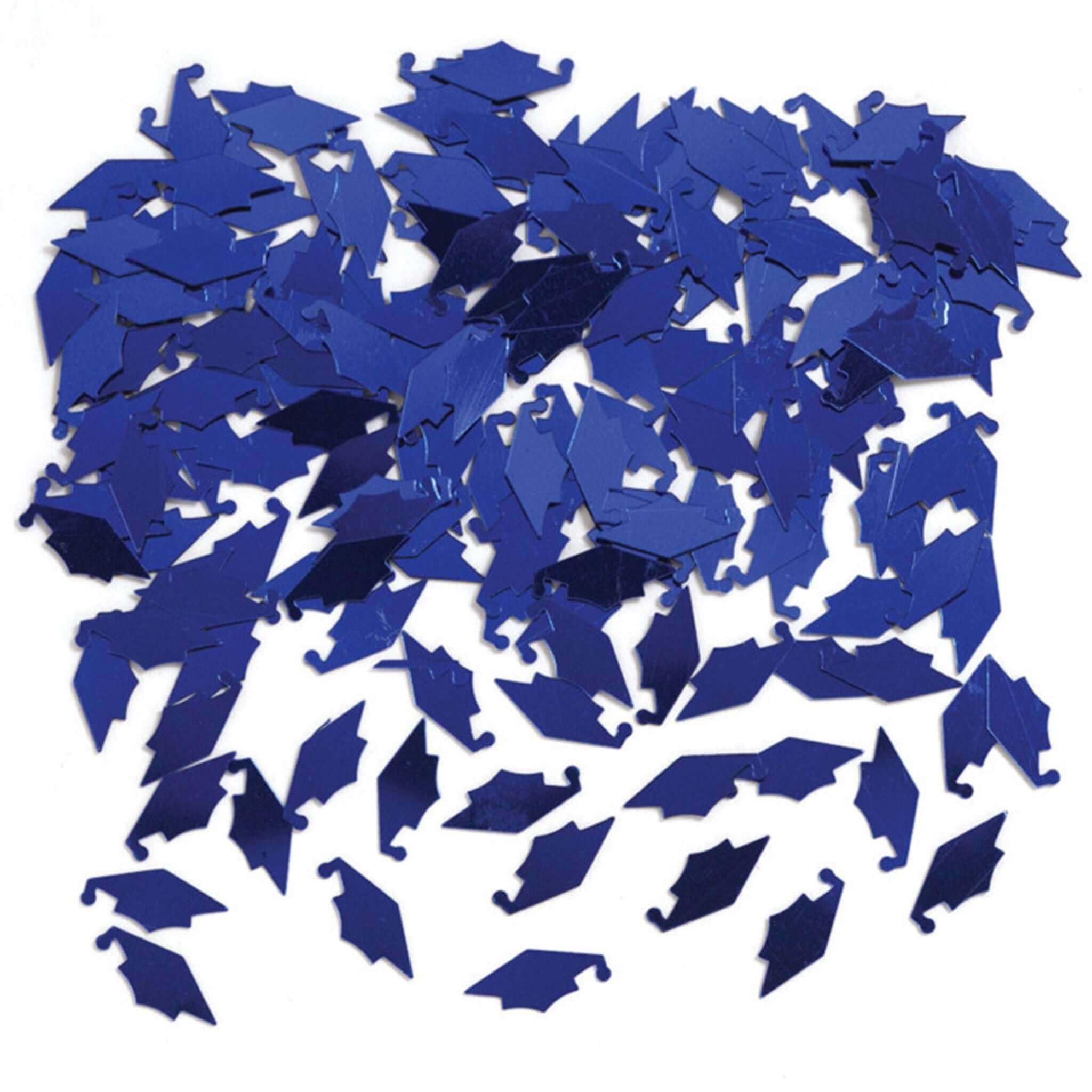 Creative Converting Graduation Caps Confetti, Blue