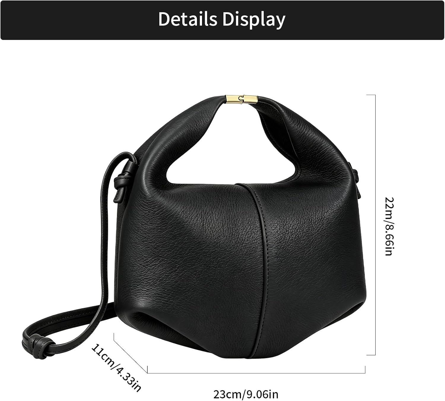 beri bag Luxury Leather Hobo Bag Soft Pebbled Texture Small Shoulder Hobo Satchels for Women Leisure Handbag