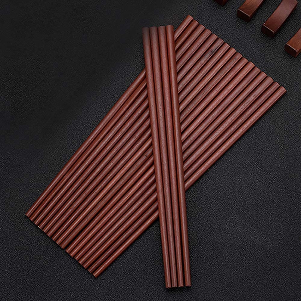 Baguettes japonaises réutilisables, Baguettes en métal, 10 Paires, Baguettes Naturelles réutilisables，A