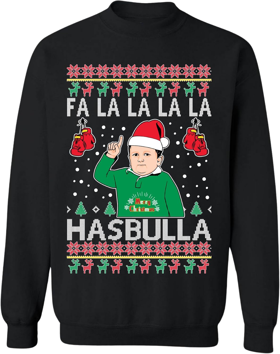 ALLNTRENDS Funny Christmas Sweatshirt 2025 Ugly Party Outfit Cozy Unisex Crewneck