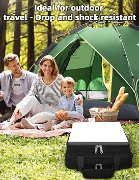 Starlink Mini Case Portable Starlink Mini Bag with Shoulder Straps Handle Travel Carry Bag with Cotton Liner for Starlink Mini Accessories Black