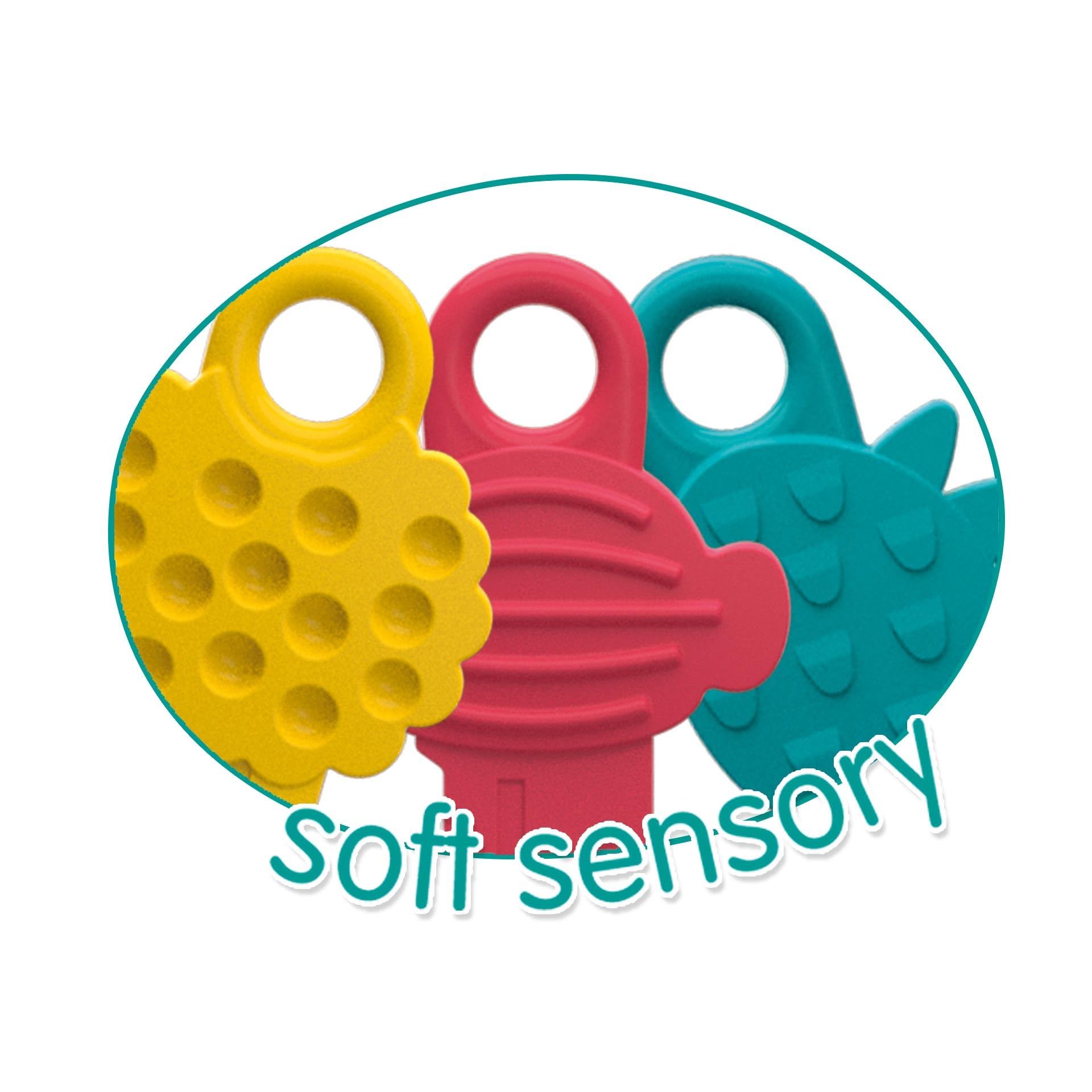 SES Creative 13115 - Sensory Play Keys, Diverse Farben - Image 3