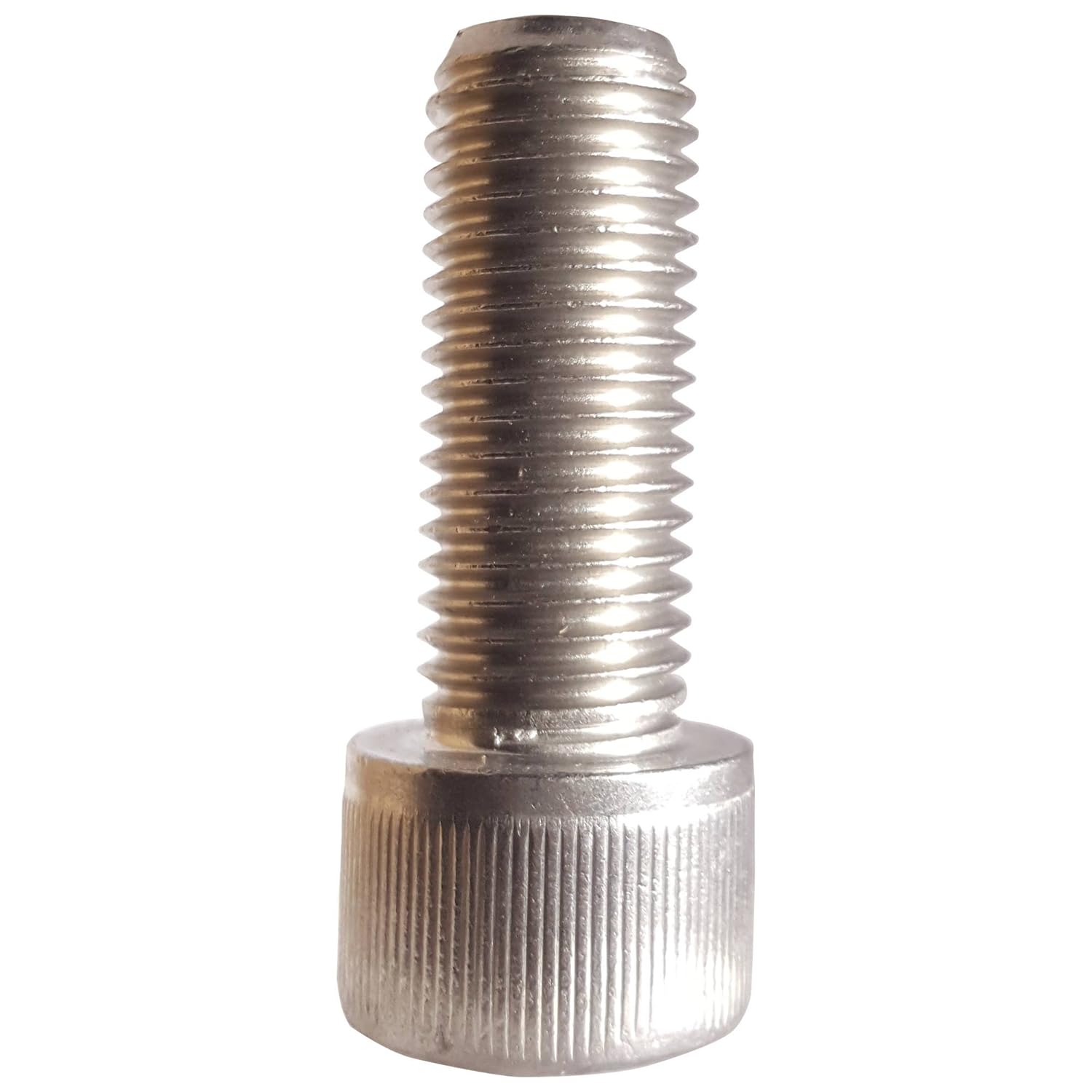 M12-1.75 x 20MM Socket Head Cap Screws, Allen Socket Drive, Din 912, Stainless Steel 304, Full Thread, Bright Finish, Machine Thread, Quantity 10 by Fastenere