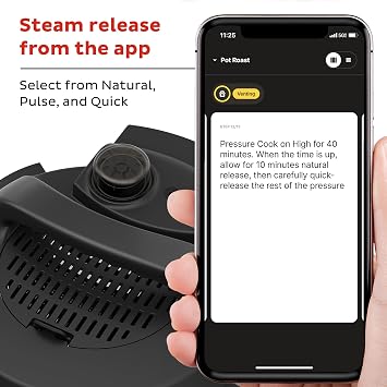 Instant Pot Pro Plus 10-in-1 Multi-Cooker, Electric Pressure Cooker, Slow Cook, Rice/Grain Cooker, Steamer, Saute, Sous Vide, Yogurt Maker, Sterilizer, Warmer, App With 800 Recipes, Black, 6 Quart