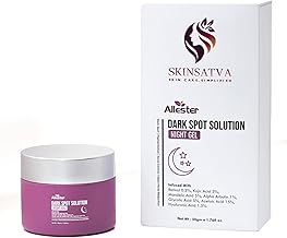 Dark Spot Solution Night Gel with Vitamin C for Skin Brightening, Anti Ageing, Acne Scars Reduction and Moisturizing (50g)