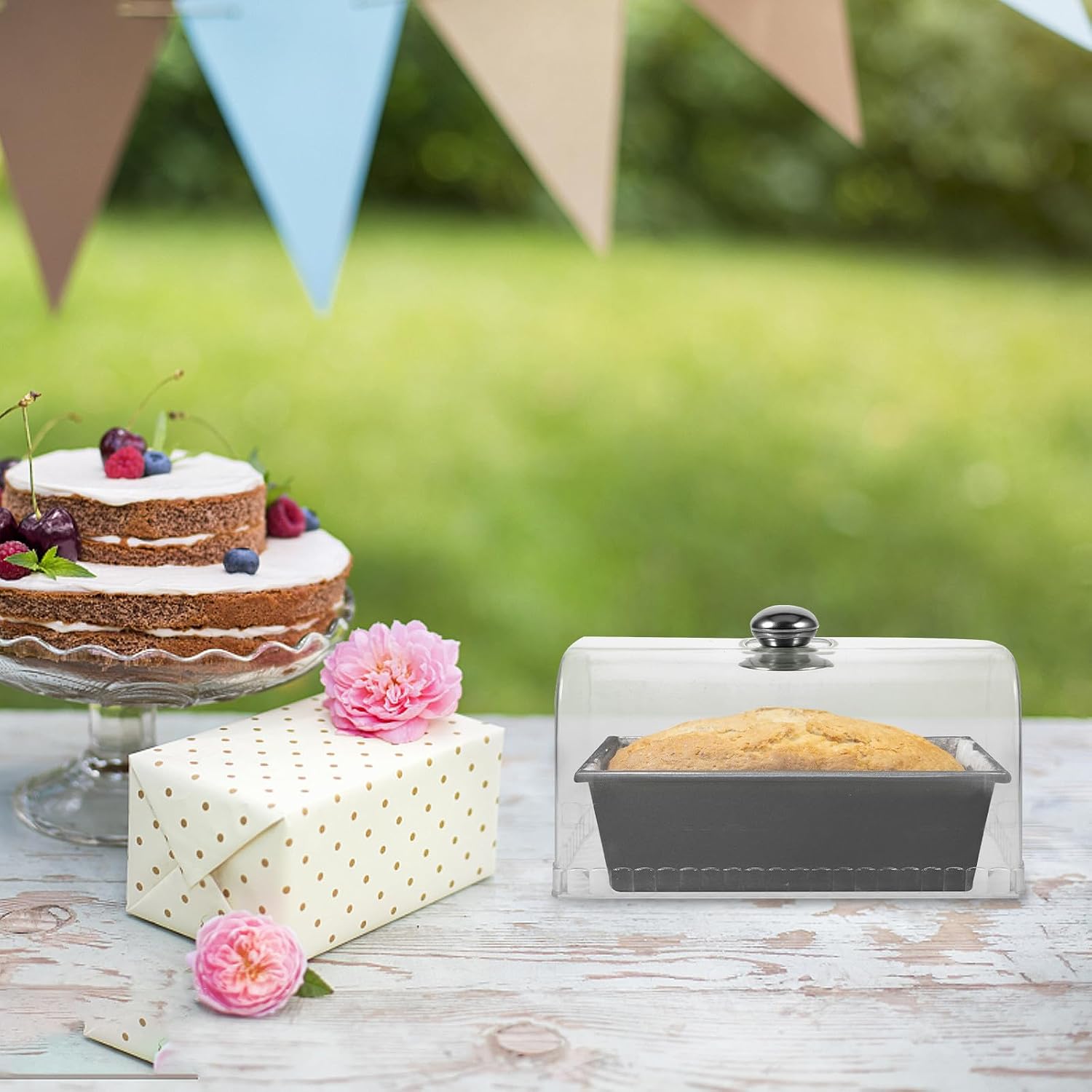 TOYANDONA Acrylic Cake Dome Cover with Full Covering for Protection, for Party and Kitchen Use, Food Display Lid for Cake Stand and Dessert Plates