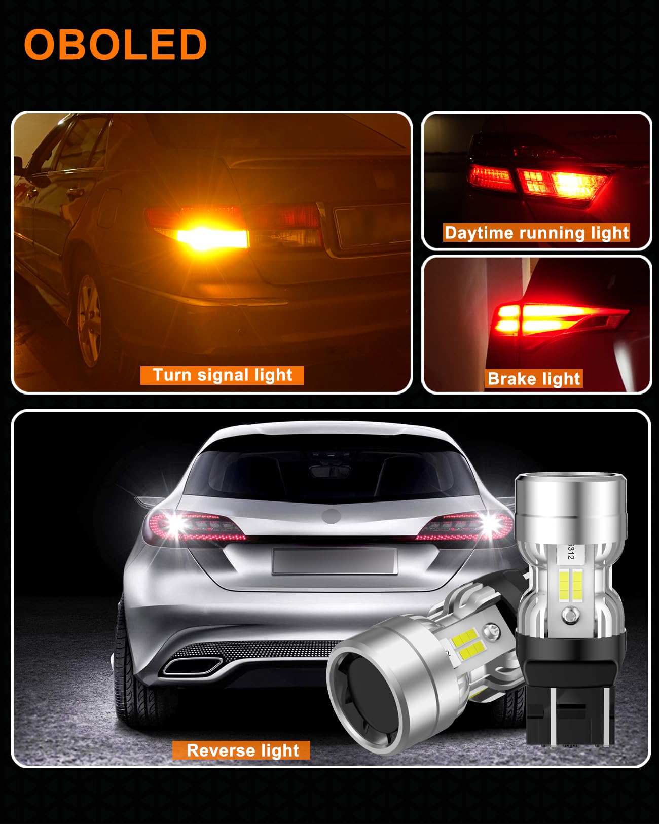 Lampadine W21W T20 LED CANBUS Anti Hyper Flash 7440 7443 582 992 W21/5W 12V per Auto Luce di Retromarcia Posteriori Luci Marcia Diurna Parcheggio Freno Luce di Svolta 6500K Bianco 2 Pezzi