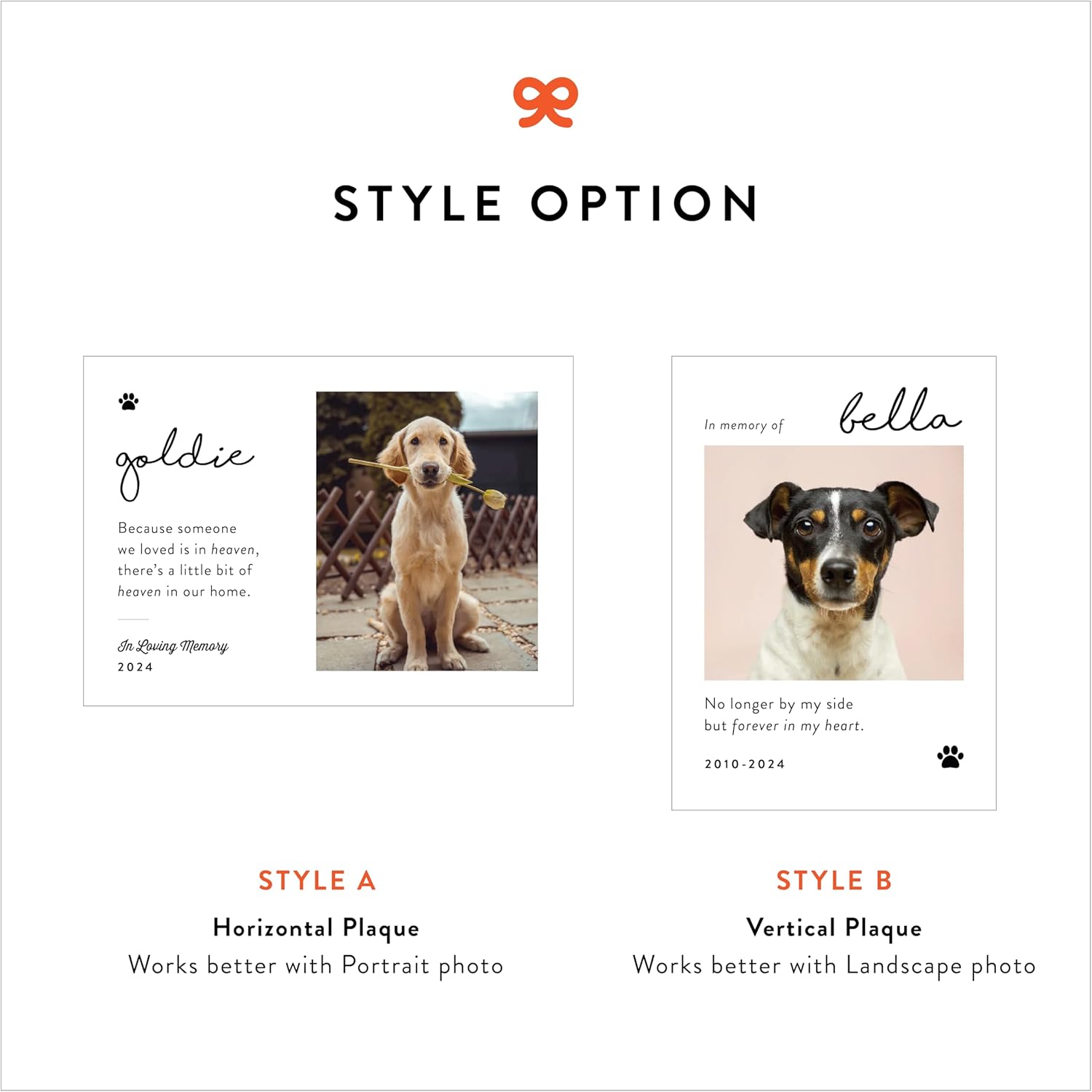 Personalized Pet Memorial Plaque, Pet Memorial Keepsake, Pet Bereavement Gift, Dog Cat Loss Sympathy Gift, PMP01 - Image 7