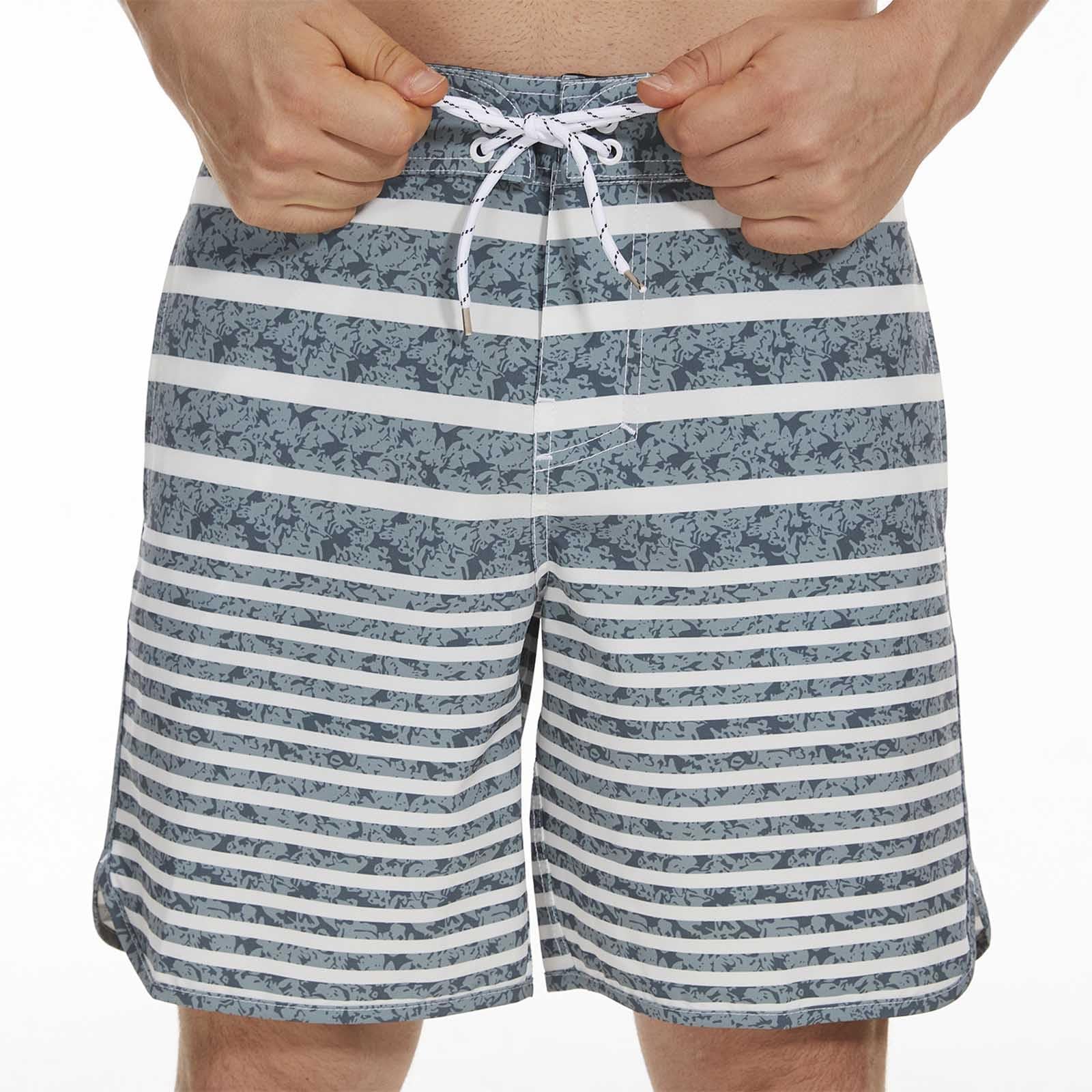 Pantalones Cortos Hombre,Pantalon Corto Hombre Cintura Elástica con Cordón Ajustable Secado Rápido Pantalon Corto Hombre Deporte Casuales Shorts de Playa Bermudas Hombre Verano