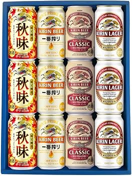 Amazon.co.jp: 【ギフト用】キリン ビールギフト 350ml缶(秋味・一番 Amazon.co.jp: 【ギフト用】キリン ビールギフト 350ml缶(秋味・一番