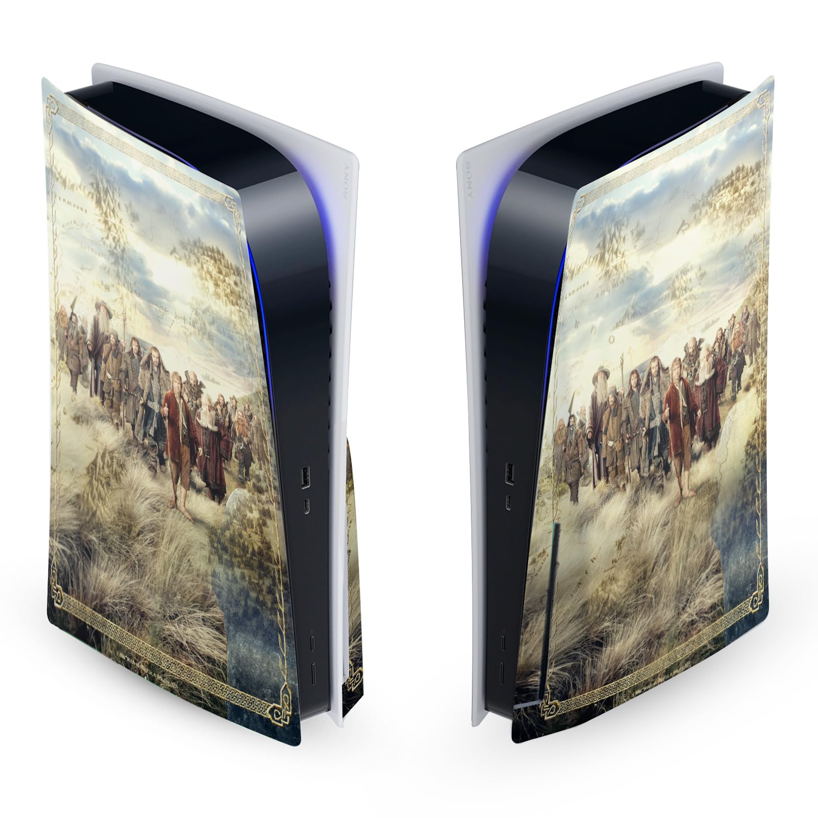 Skin PS5 Hobbit Sticker Vinyle Anti-Trace Protège Coque PlayStation 5 Version Disque - 7