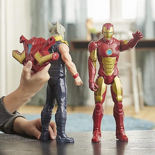 Miniatura 4 de HASBROSERIES Titan Hero Series Ironman - Figura de acción de 12 pulgadas con equipo explosivo que incluye lanzador, 2 accesorios y proyectil