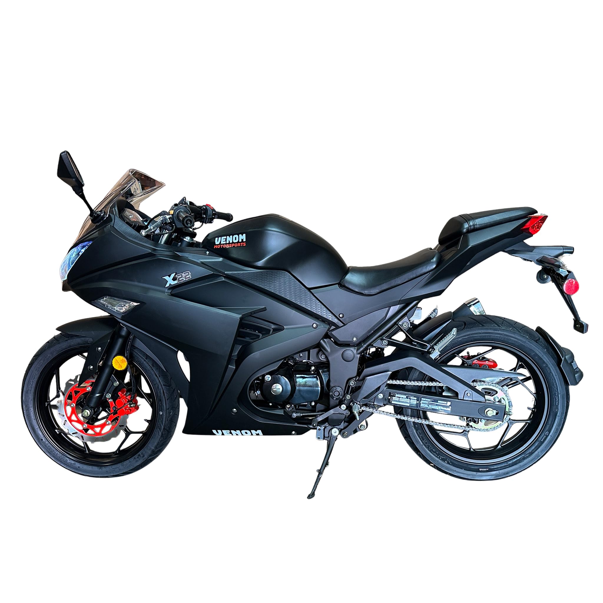 Amazon.com: 125CC NINJA VENOM X22 MOTORCYCLE 4-SPEED, 4-STROKE