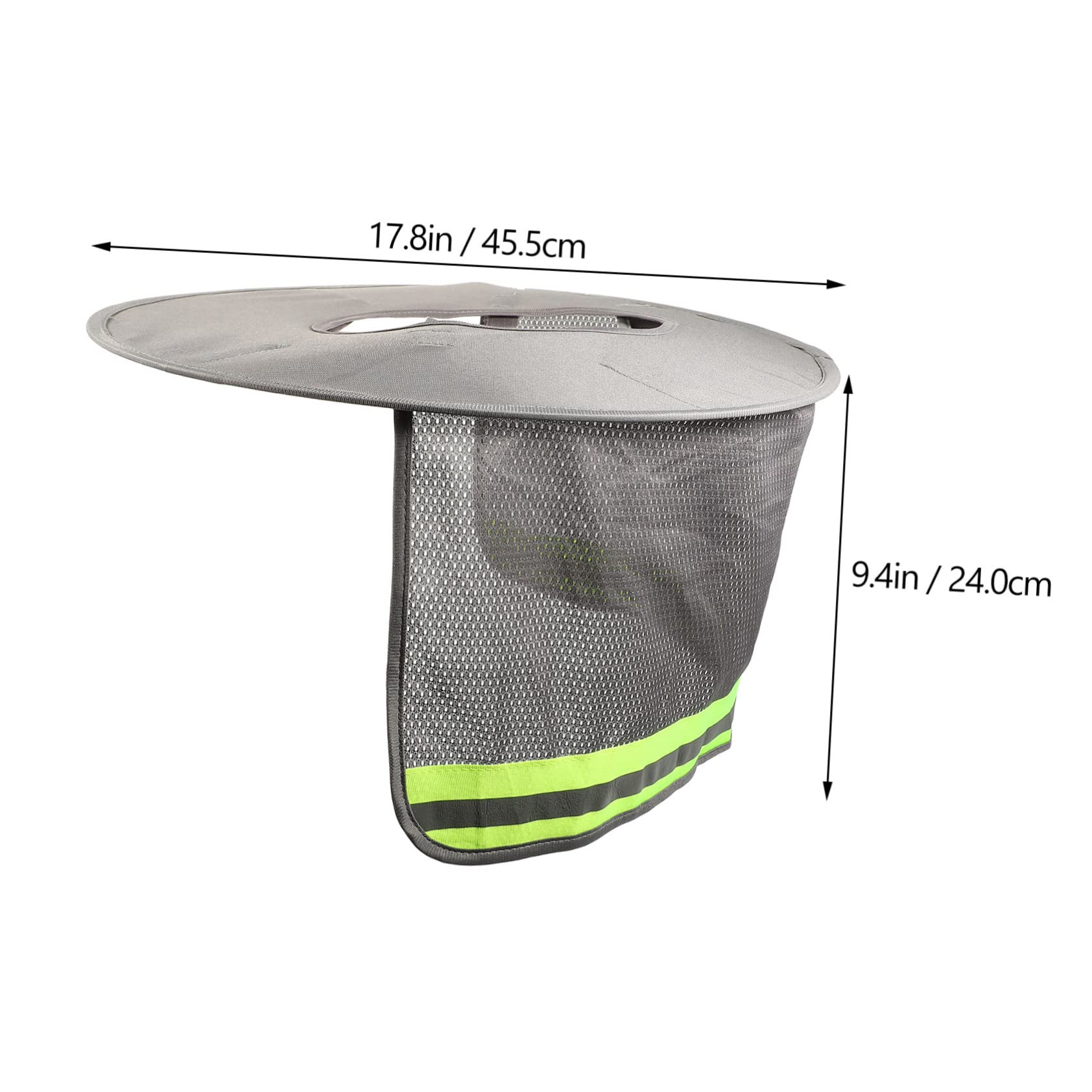 Artibetter 6piezas Sombrero De Seguridad Protección UV y Sombra para Cuello Accesorio Reflectante para Casco Duro para Trabajadores De Construcción y Sanidad