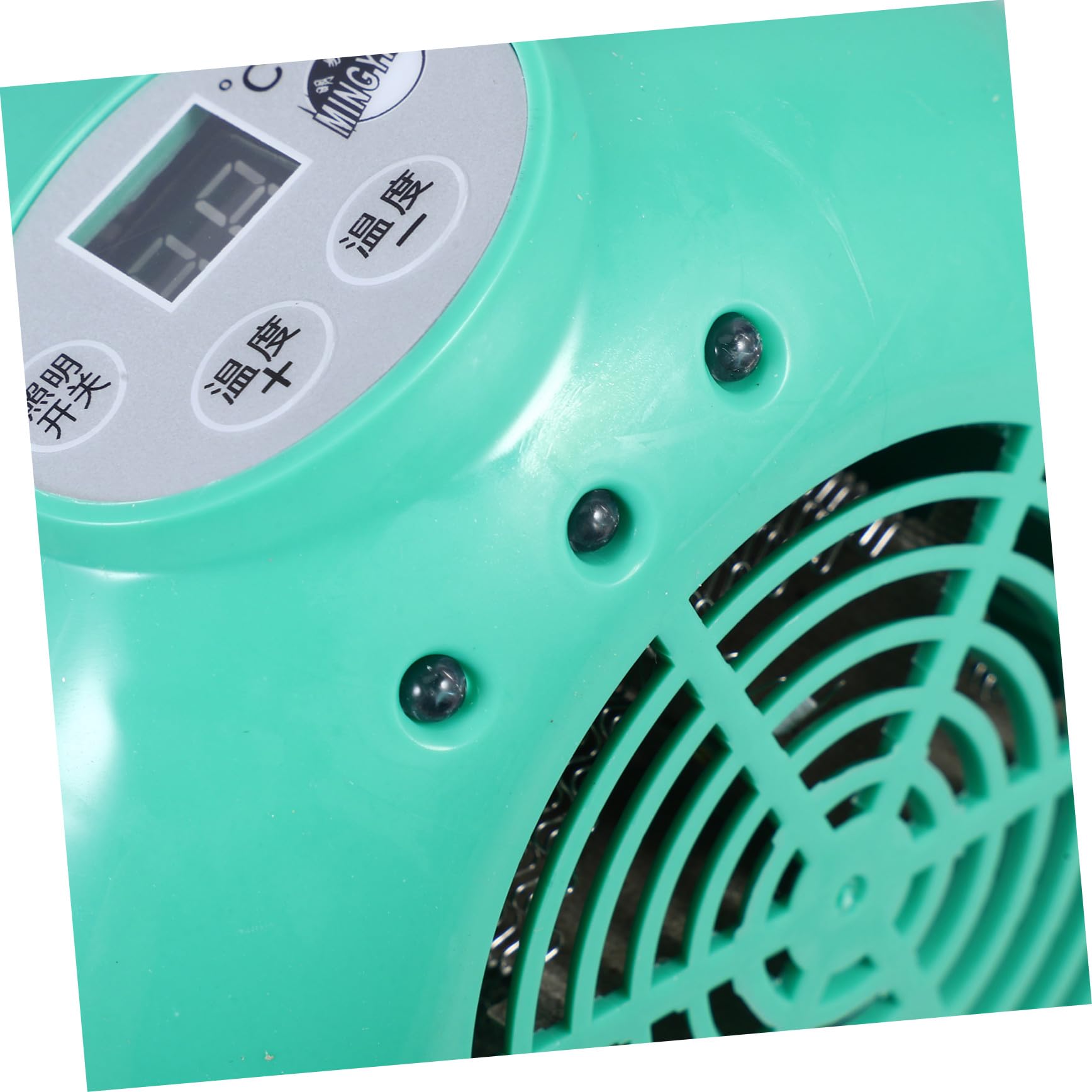 Lámpara de Calor para Reptiles Temperatura Regulable Verde | Luz LED Cálida, Plástico y Metal, para Reptiles y Aves, Eficiencia Térmica Alta y Uso Seguro