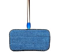 Vista 4 de Real Clean Recambios de microfibra de 10 pulgadas para mopa húmeda y seca para marcos de mopa de 9 a 10 pulgadas (paquete de 6)