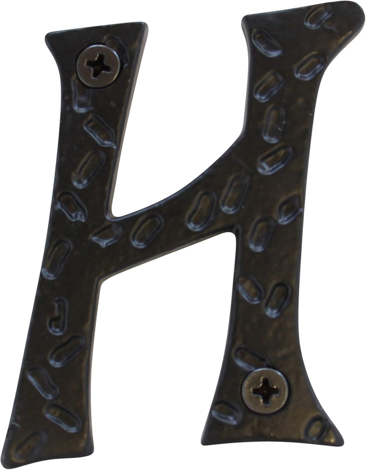 RCH Hardware 5900L-BLK075 Black Decorative Iron 3" Tall House Letter L with Matching Screws Included