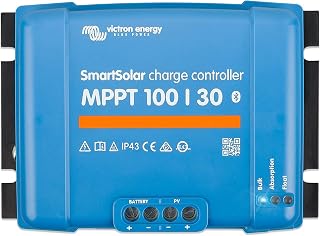 Victron Energy SmartSolar MPPT 100V 30 amp 12/24-Volt Solar Charge Controller (Bluetooth)