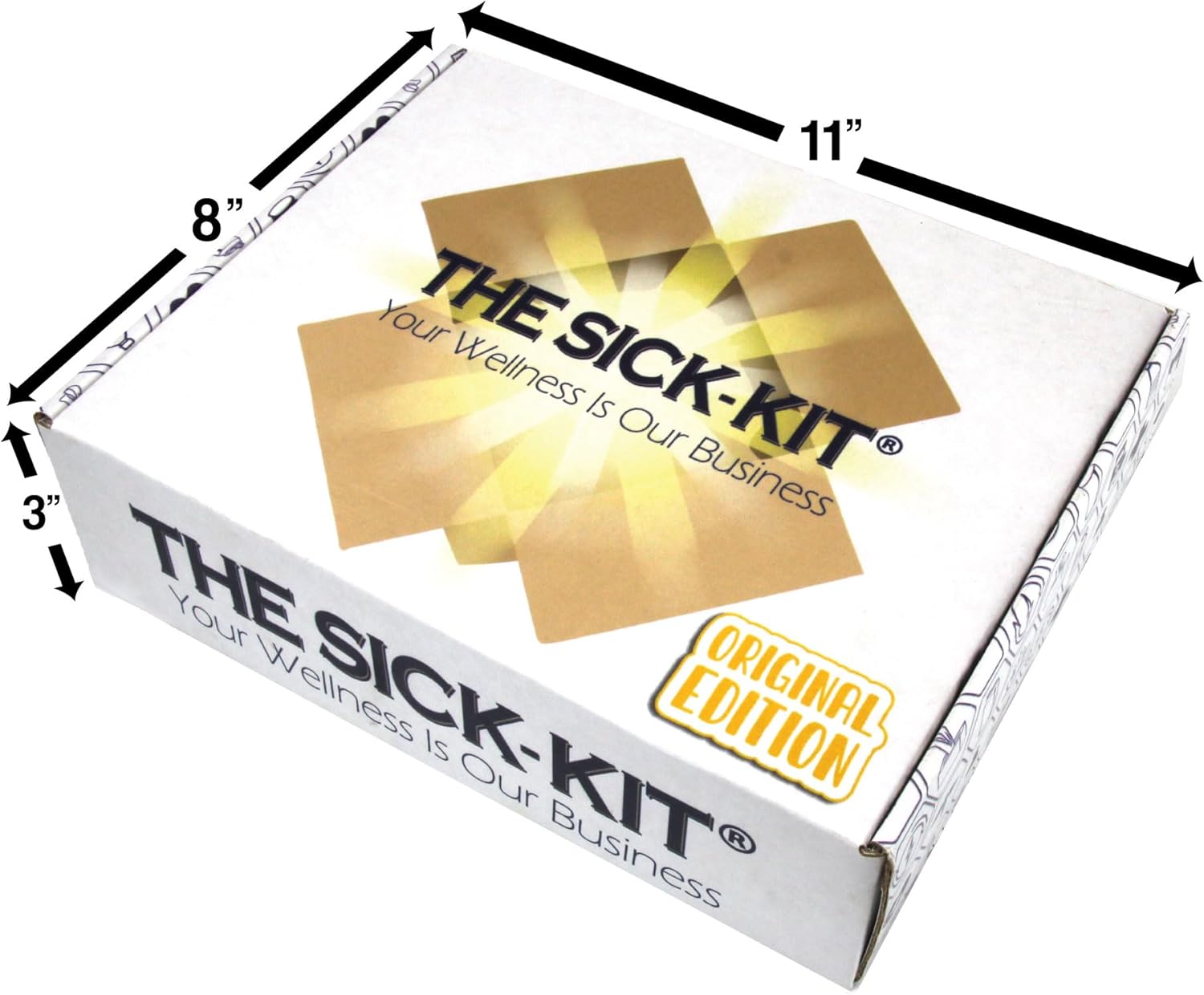 23 Feel Better Essentials Sick Days - The Original Wellness Box - Get Well Soon Gift Set Baskets Adults - Care Package 25 pc