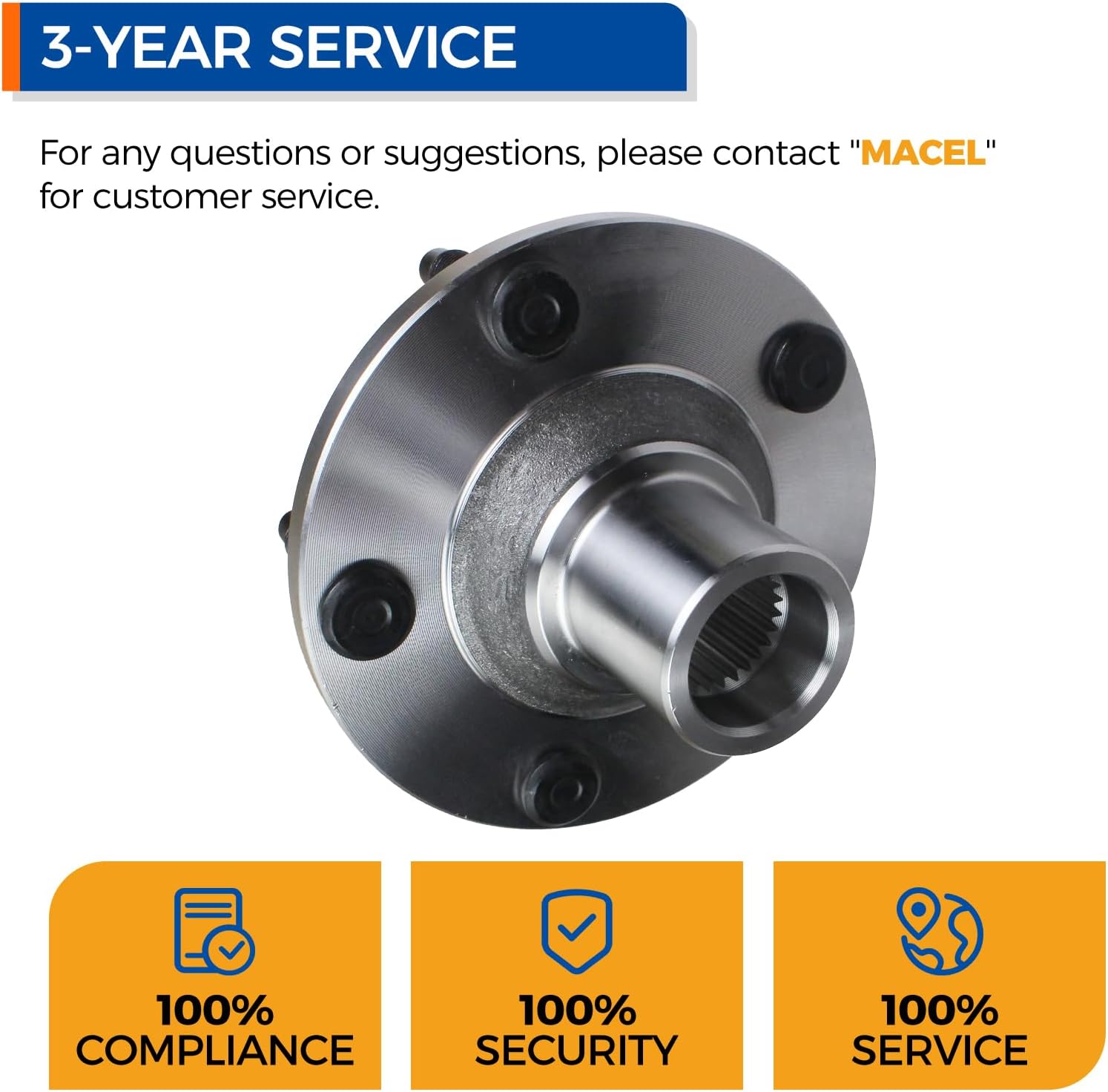 PAROD 2Pack 518515 Front Wheel Bearing Hub Assembly Compatible with 2001-2012 Ford Escape, 2001-2011 Mazda Tribute, 2005-2011 Mercury Mariner 5 Lugs