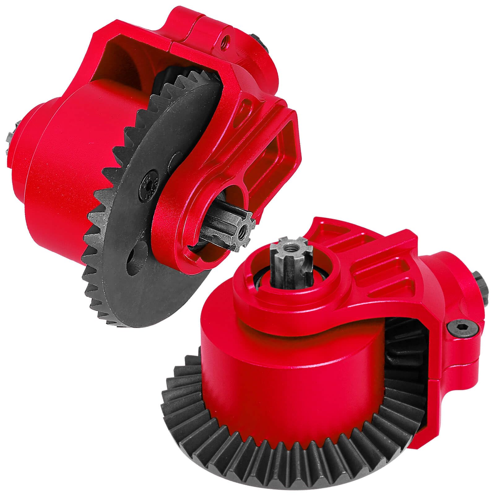 Metal Front & Rear Differential Gear Set For Arrma 1/10 Big Rock, Granite, Senton & 1/8 Infraction, Typhon