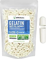 Vista 52 de XPRS Nutra Cápsulas vacías de tamaño 0 – 1000 cápsulas vacías de gelatina – Pastillas de relleno de cápsulas de bricolaje – Cápsulas de gel