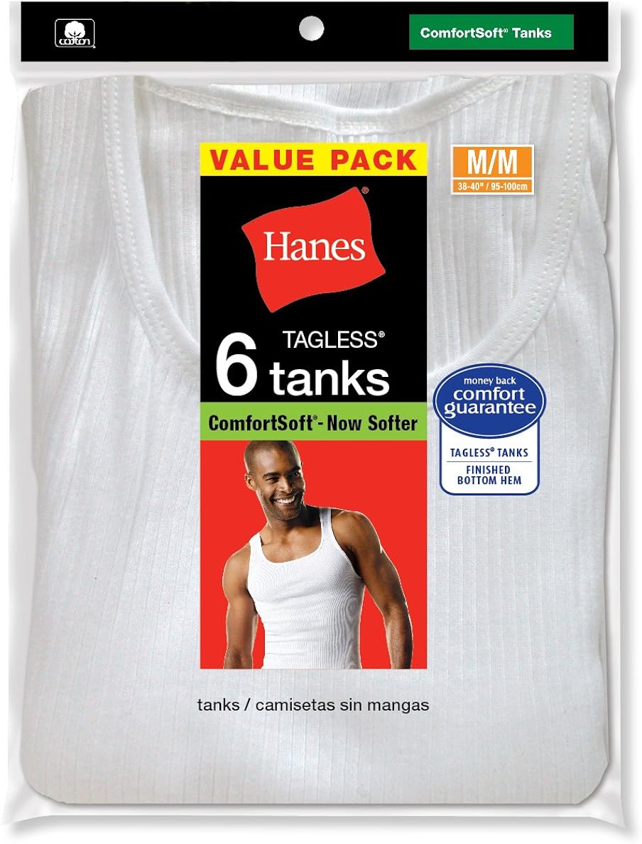 Hanes comfortsoft tagless tanks Clearance