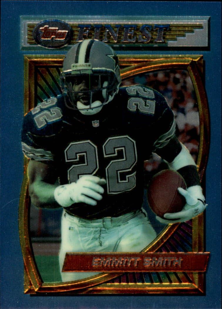 1994 Topps Finest Football Card #1 Emmitt Smith