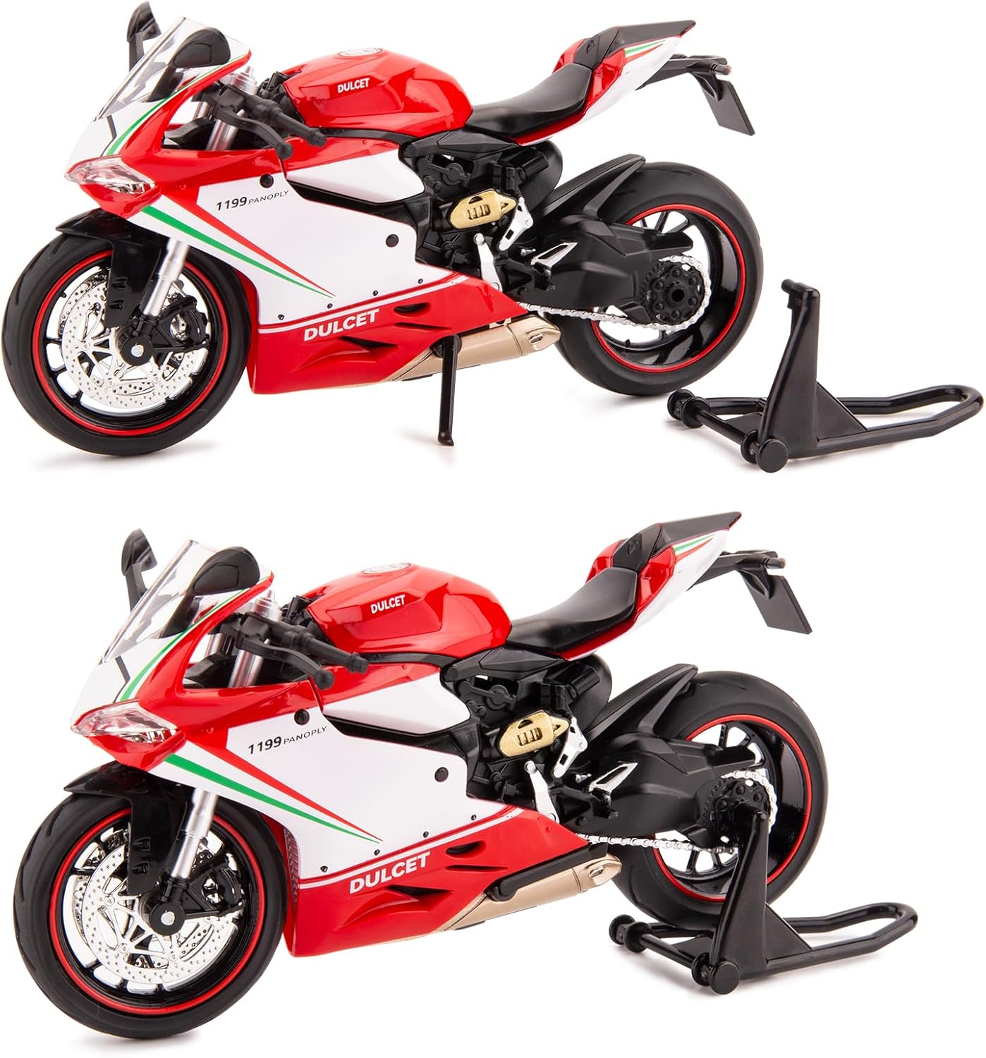 にこshopsです BDTCTK 1:12 Ducati 1199 オートバイ用おもちゃ車 ダイキャスト