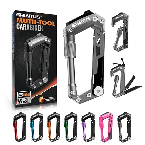 GIRIAITUS Carabiner Multitool 8-in-1