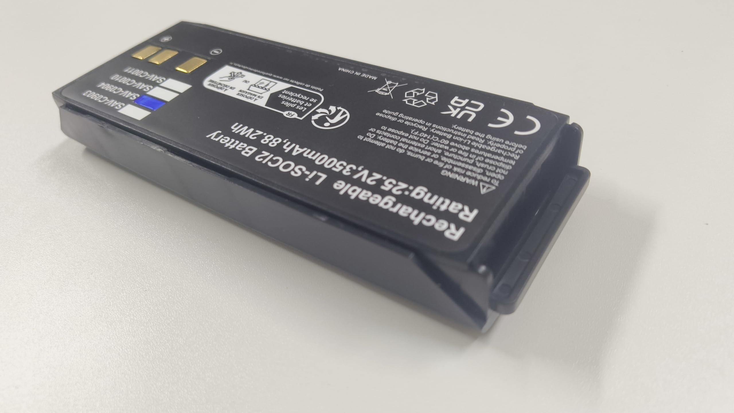 SaverOne - Batteria defibrillatrice 25,2 V, capacità 3500 mAh
