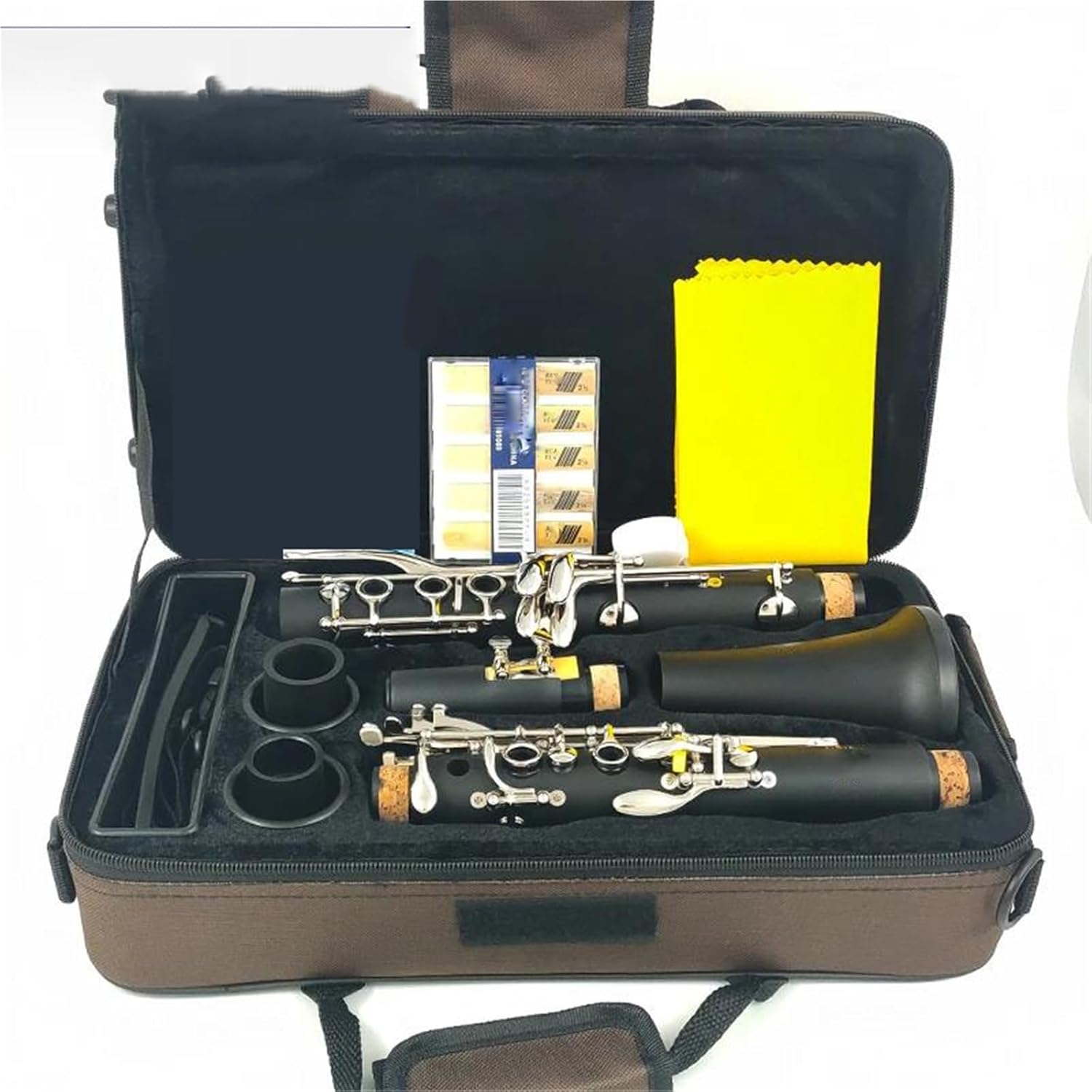 B Flat Clarinet Hard Rubber 17 Keys Professional Clarinet