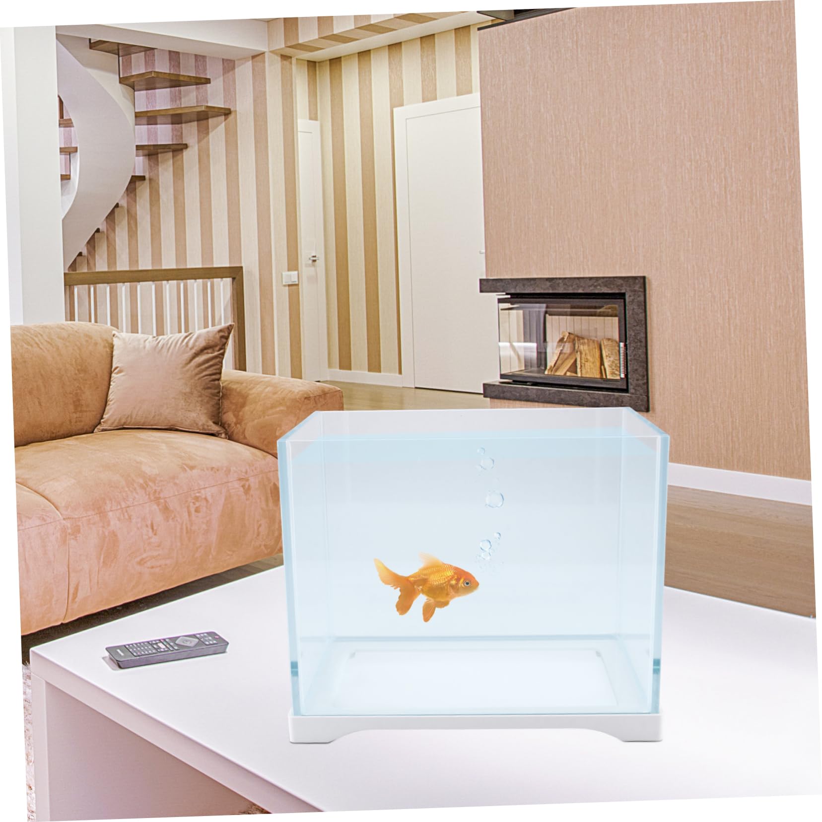 Pecera Ecológica de Vidrio en Cubo para Gecko y Reptiles | Transparente, para Decoración del Hogar, Observación Cómoda de Mascotas