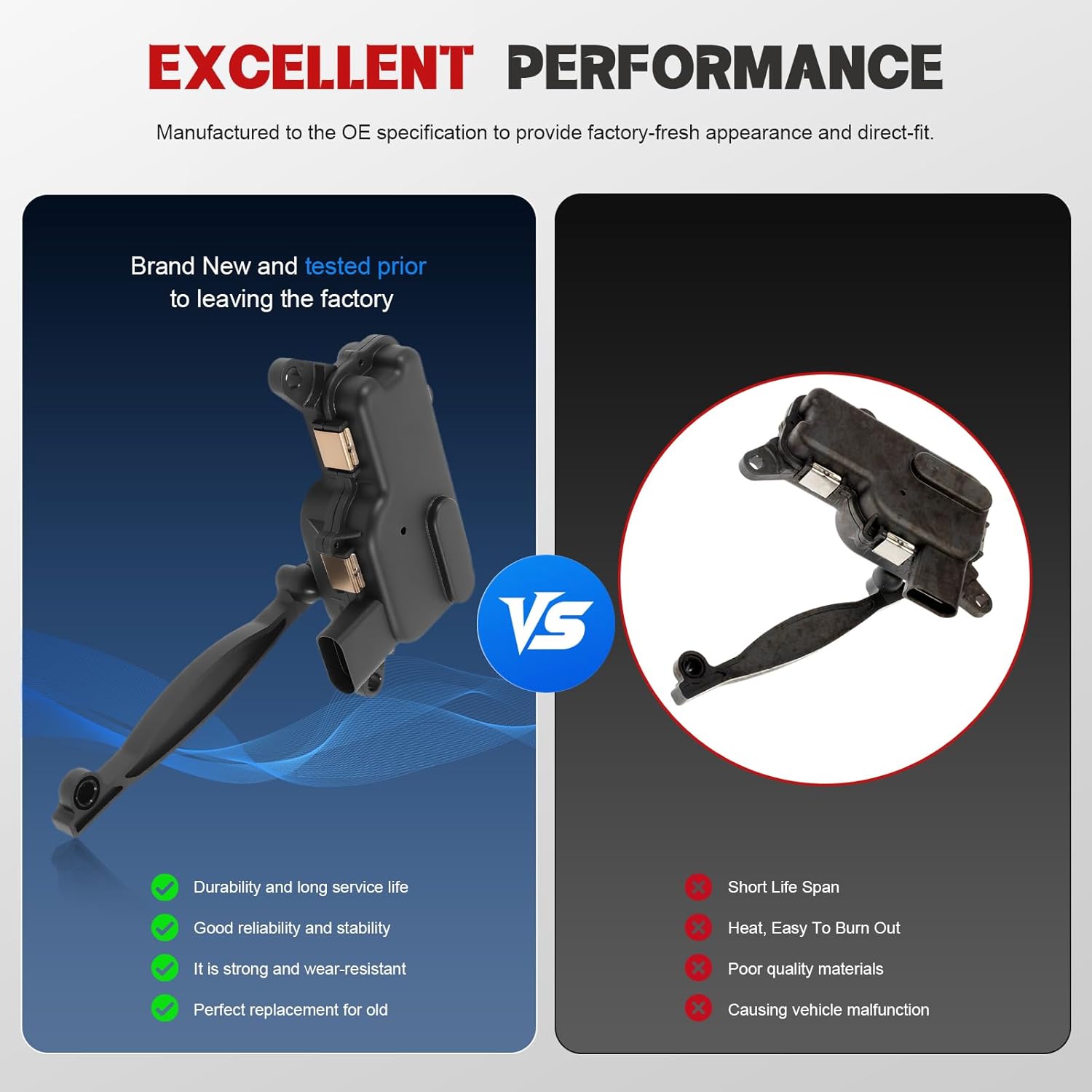 911-929 Intake Manifold Runner Control Valve with Brass Ball Stud Replacement for Cruze 2011-2015 Cruze Limited 2016 Sonic 2012-2018 Replace 55570283