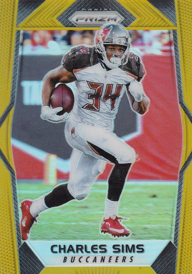 Football Trading Card 2017 Panini Prizm Prizm Gold #186 Charles Sims EX++ Excellent++ 9/10 Buccaneers