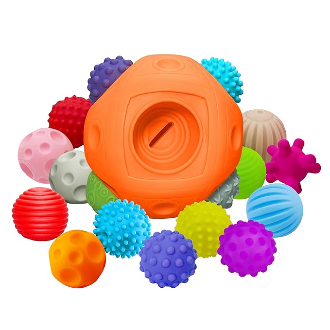 12pcs Package Sensory Ball for Babies 6 to 12 Months, Baby Balls for Toddlers 13