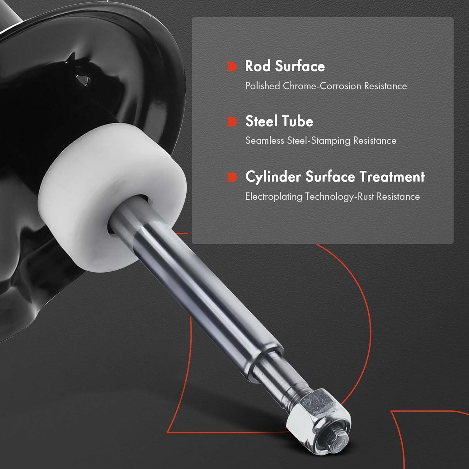 A-Premium Front Shock Absorber Strut Assembly Compatible with BMW Z3 1996 1997 1998 1999 2000 2001 2002, 2-PC Set