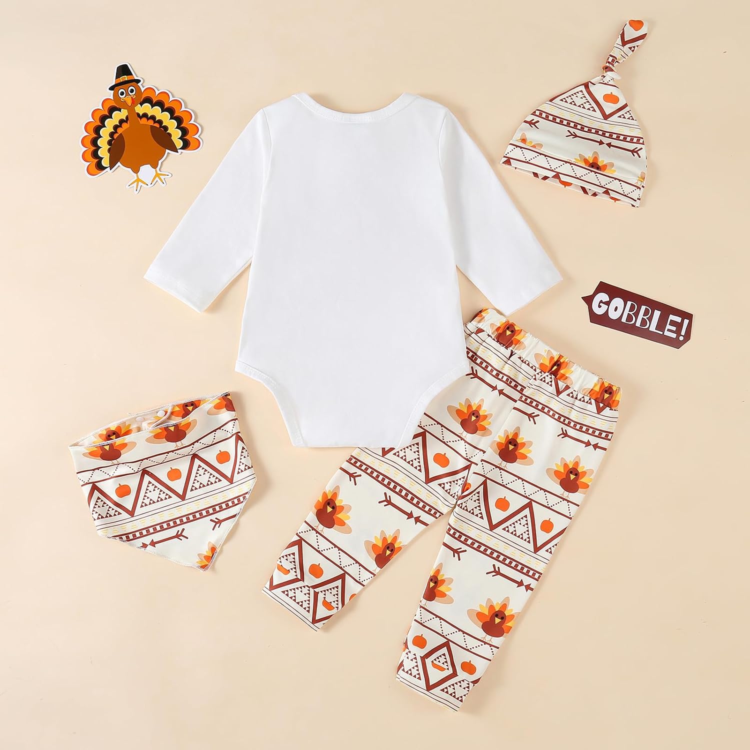QITUDATEY Newborn Baby Girls My Firlst Christmas Outfits image 3